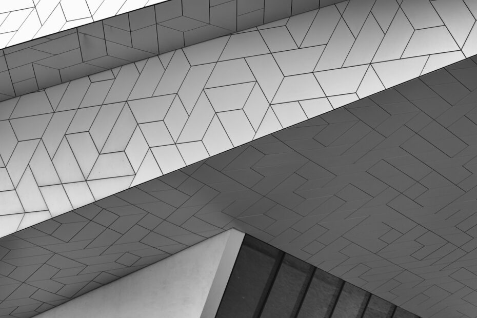 EYE Filmmuseum Amsterdam in zwart-wit